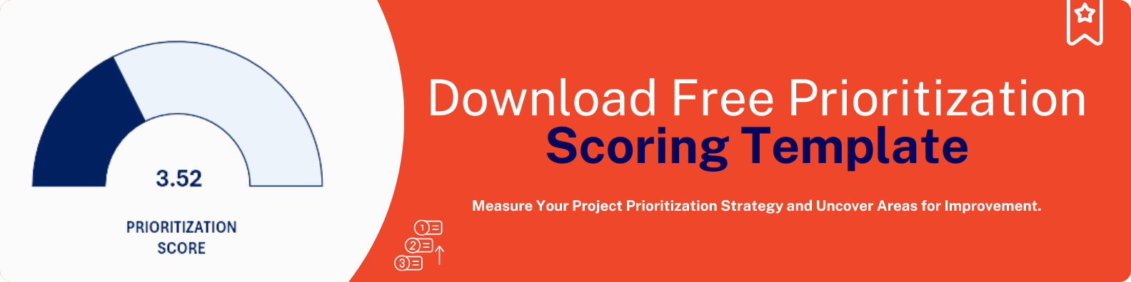 Download Free Project Prioritization score template