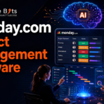 monday.com project management software dashboard with AI workflow automation and business collaboration