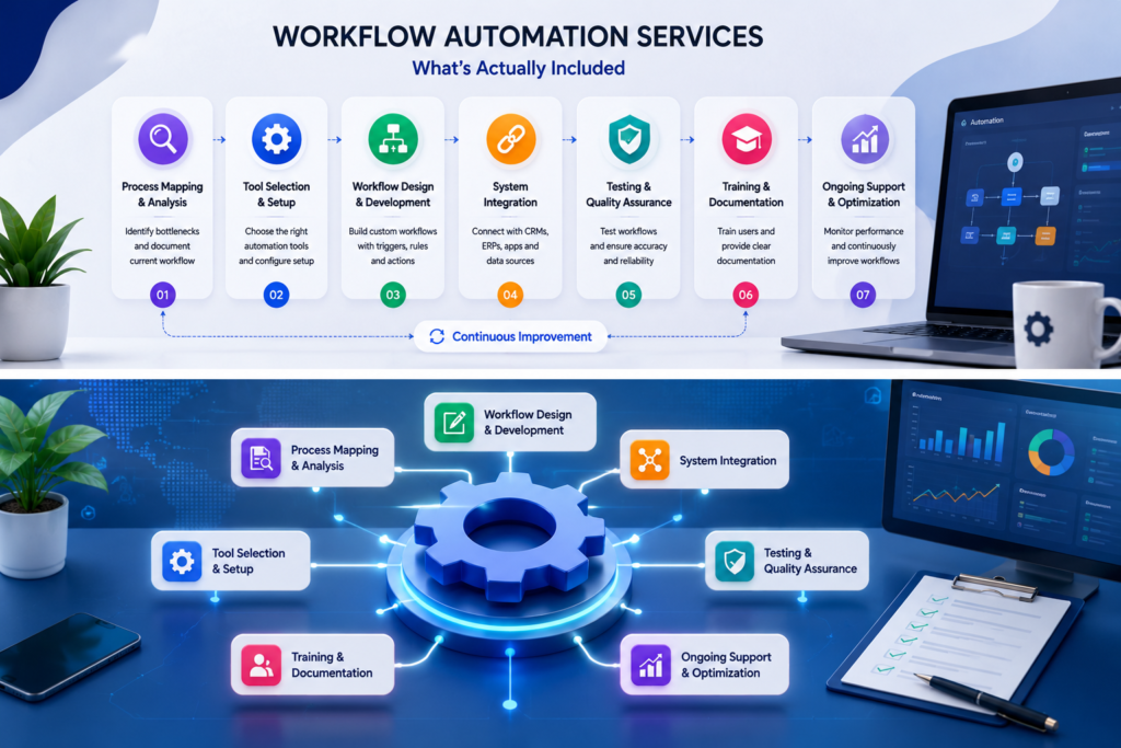 Workflow Automation Services List: What's Actually Included