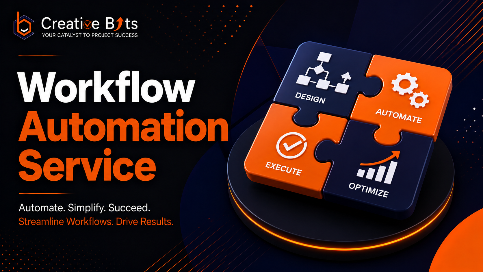 AI-powered workflow automation services connecting business applications to automate workflows, approvals, notifications, and data synchronization.