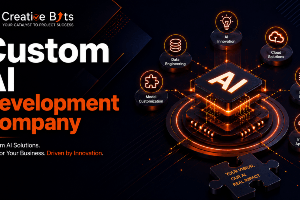 Custom AI Development Company delivering intelligent business automation solutions