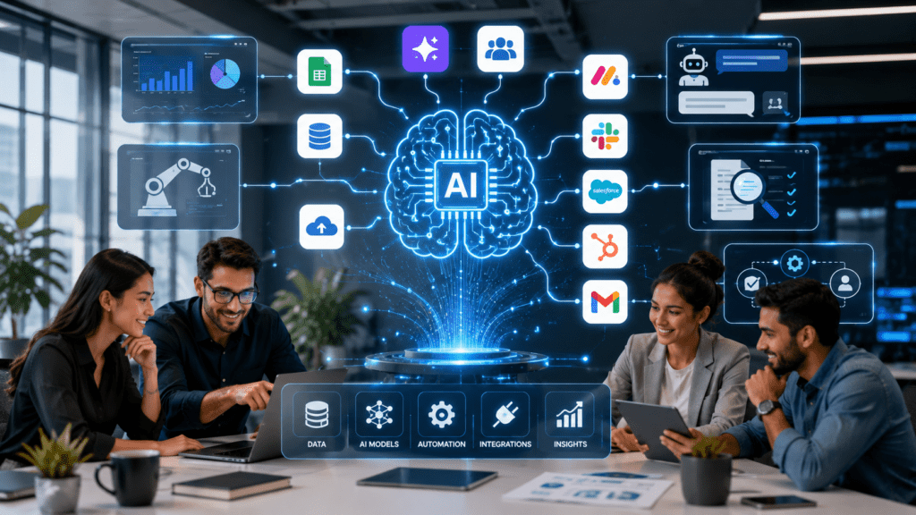 Custom AI development for business workflow automation and intelligent system integration
