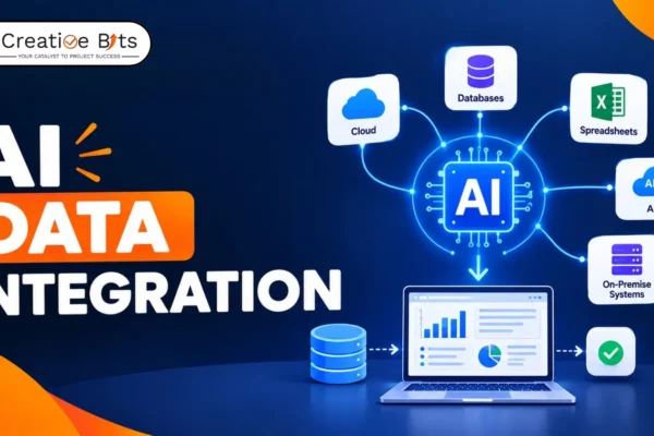 AI data integration connecting business systems for efficient data management