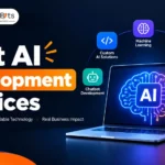 Best artificial intelligence development services for businesses featuring AI software development and business automation.