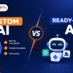Custom AI solutions compared with ready-made AI tools for businesses