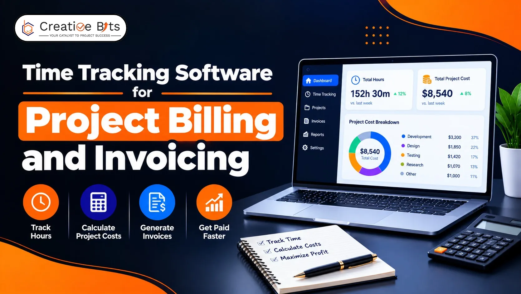Time tracking software for project billing and accurate client invoicing